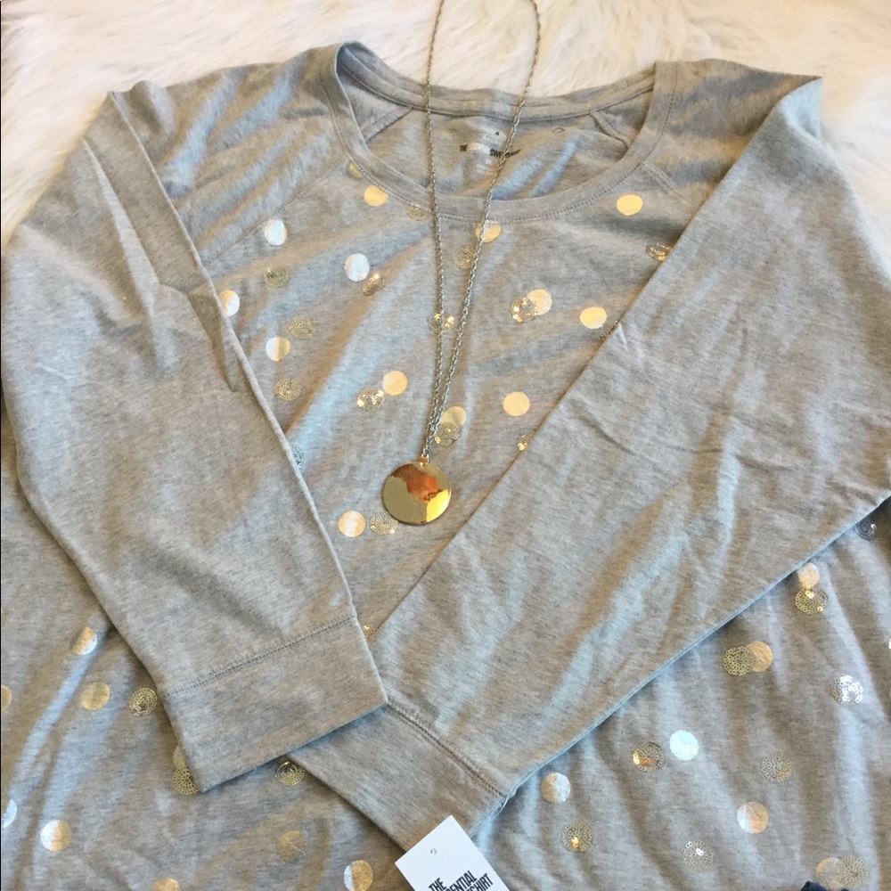 SALE 2/$20 Style & Co 3X Gray Silver Sweatshirt